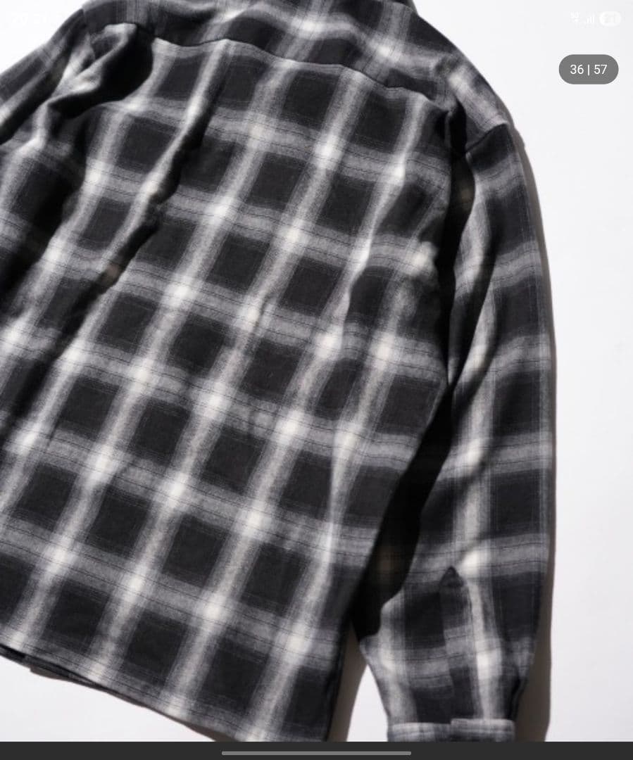 トップス TOWN CRAFT 50S W-FLAP LOOP COLLAR SHIRT