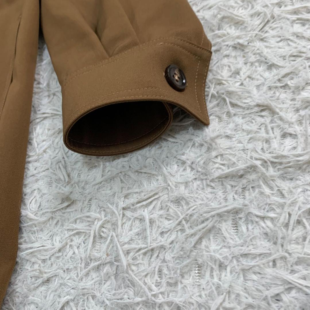 17529✨24年 マックスマーラ ジャンプスーツ ウール 36 S ブラウン