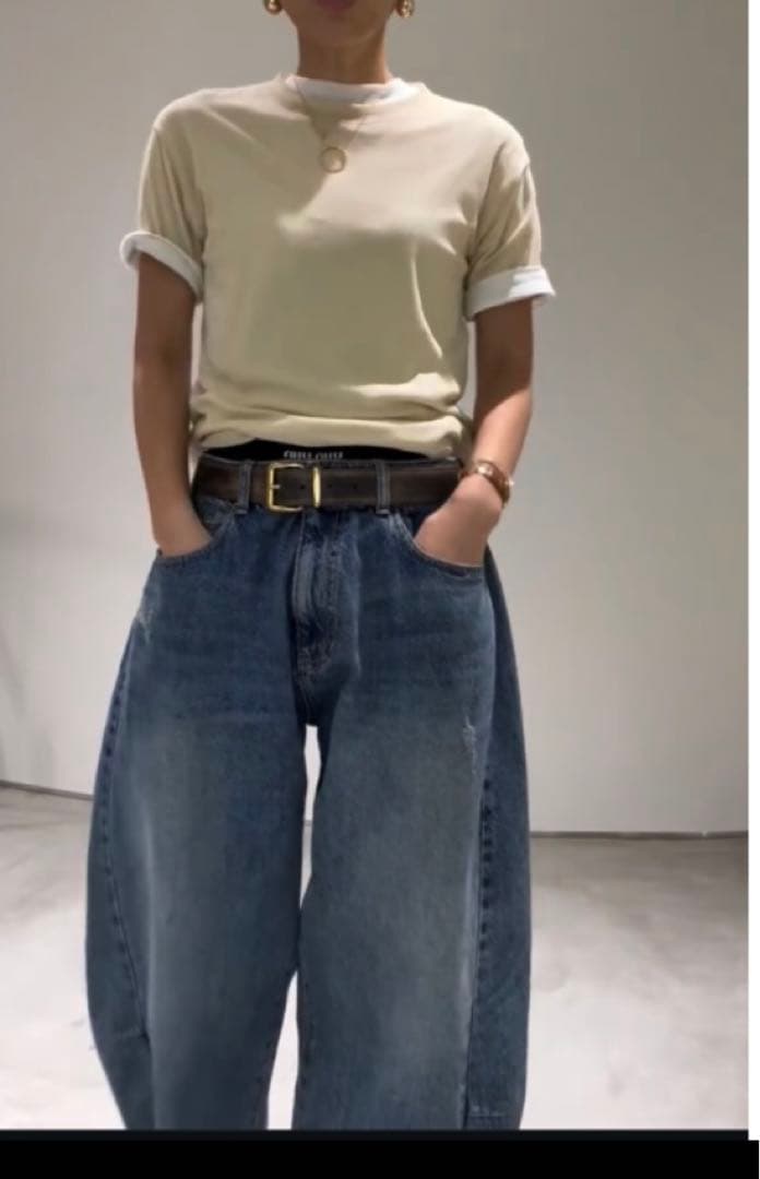 machatt カーブデニム　新品　デニム　36