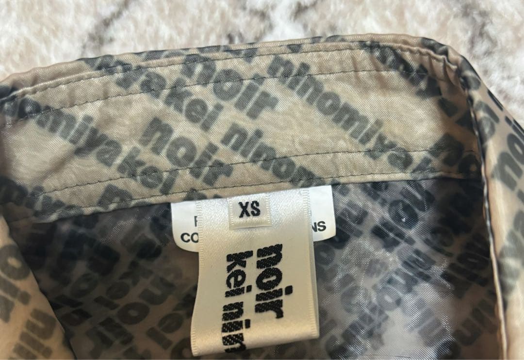 noir kei ninomiya シアーシャツ XS