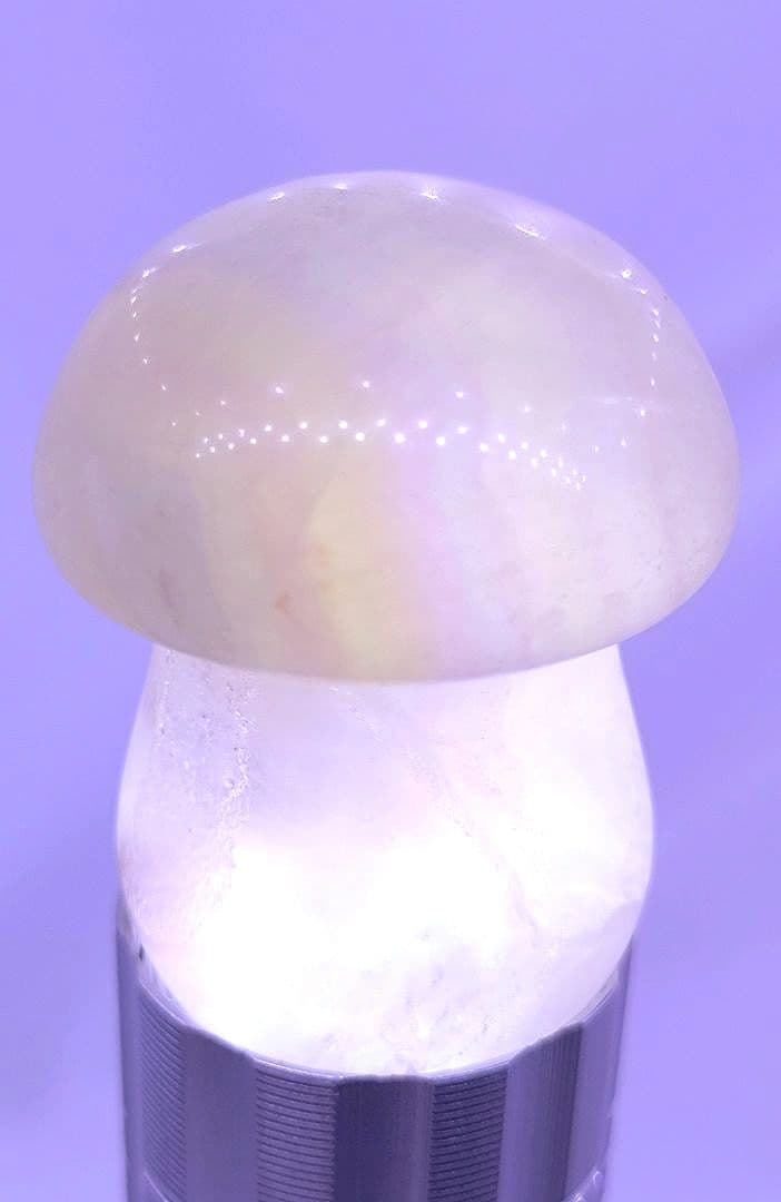 イエロー フローライト　きのこ　3点セット　キャンディ　幸運　長寿　再生