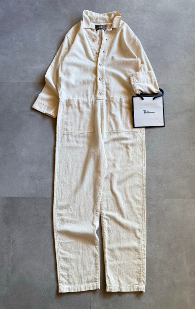 【美品✨】RonHerman ジャンプスーツ　シャツサロペット　オーバーオール