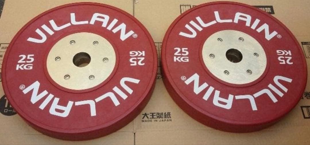 VILLAIN ウエイトプレート 25kg 2枚セット