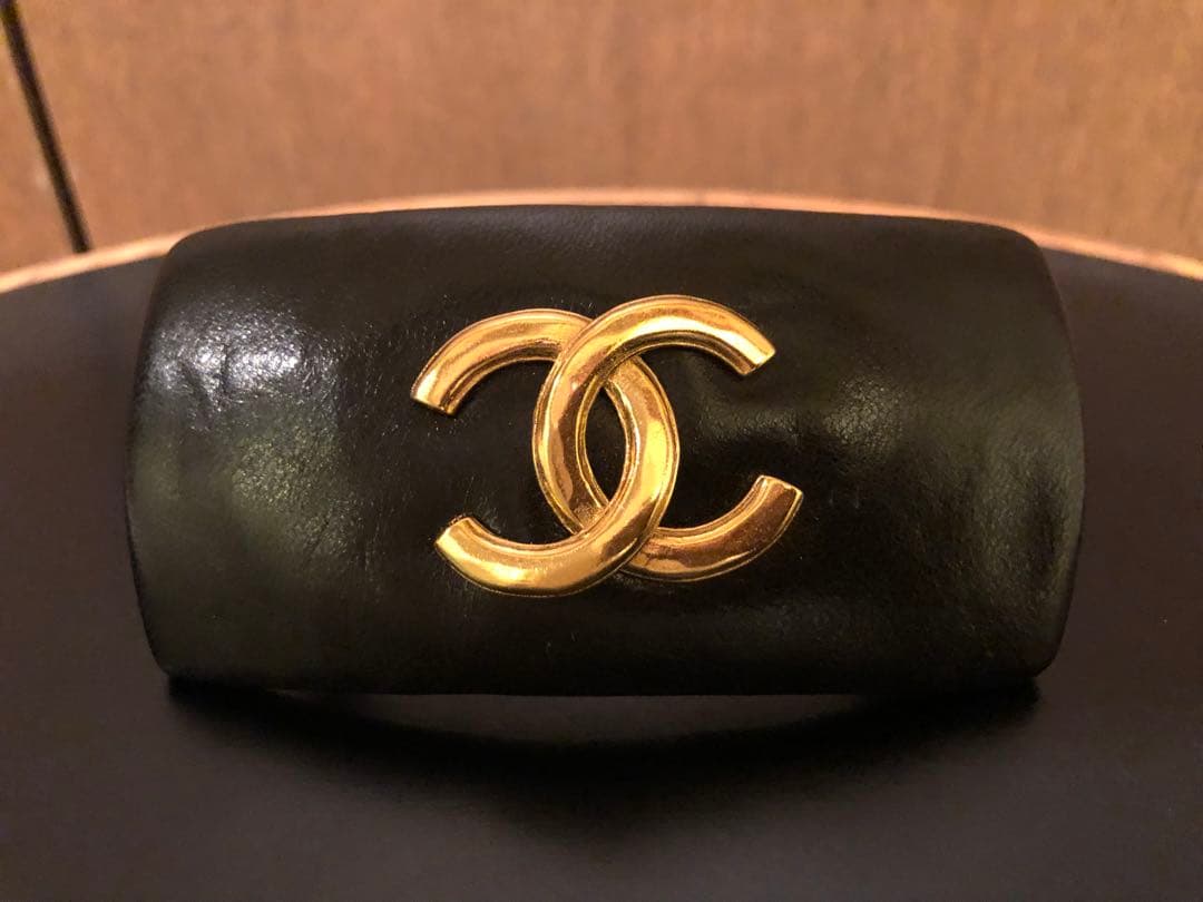 【美品】CHANEL シャネル ラム バレッタ ココマーク