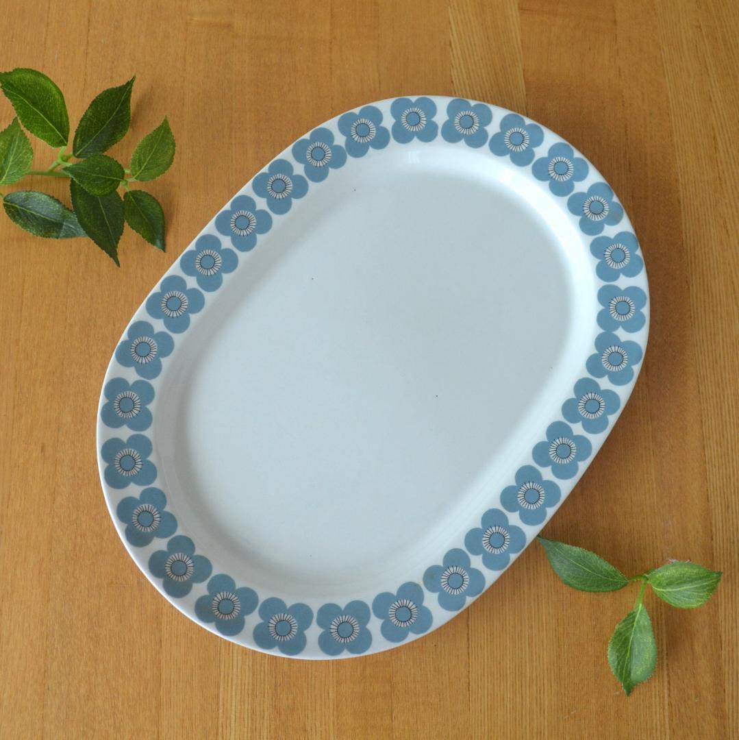 希少●ARABIA/アラビア●Veera/ヴェーラ●オーバルプレート30cm大皿