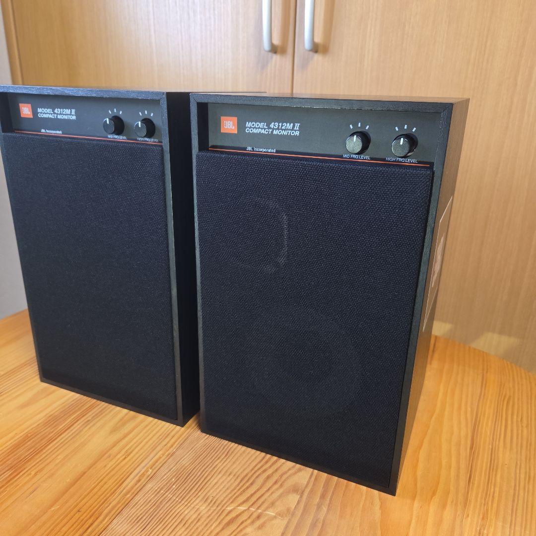 【完動美品】JBL4312M ⅡBKペアスピーカー音出し良好