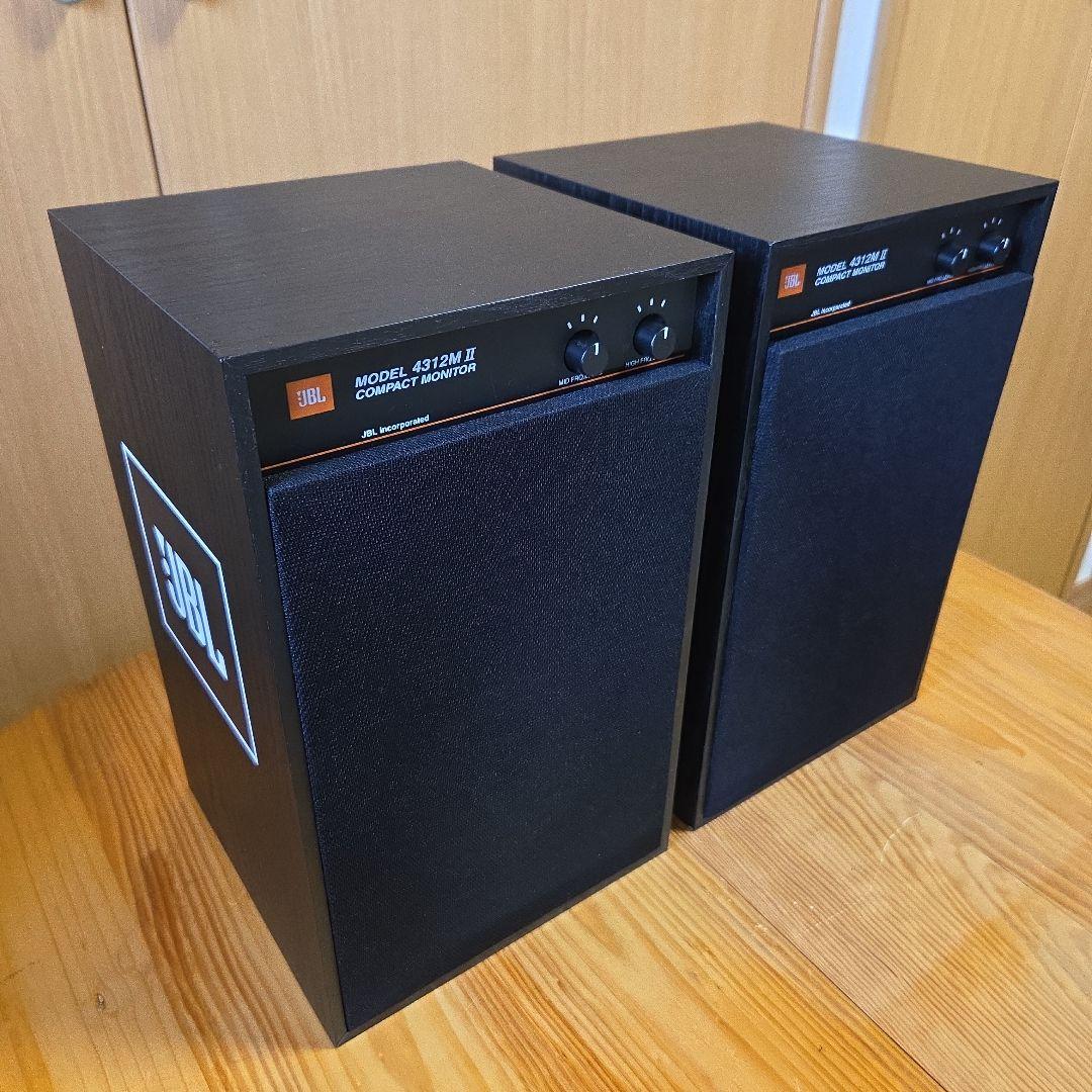 【完動美品】JBL4312M ⅡBKペアスピーカー音出し良好