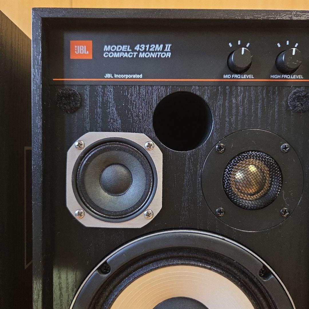 【完動美品】JBL4312M ⅡBKペアスピーカー音出し良好