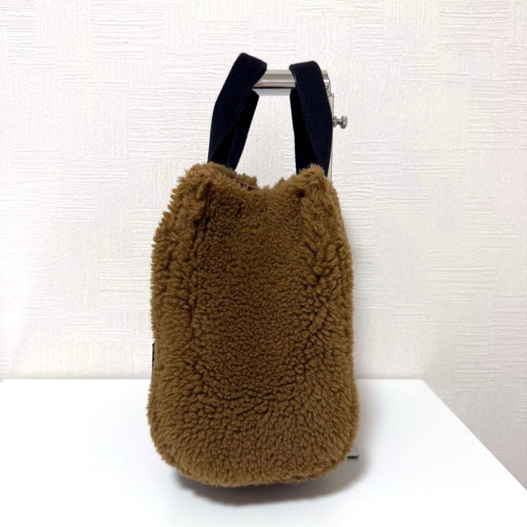 【美品】ヴィオラドーロ ELMO エコファー ムートン 2way トートバッグ