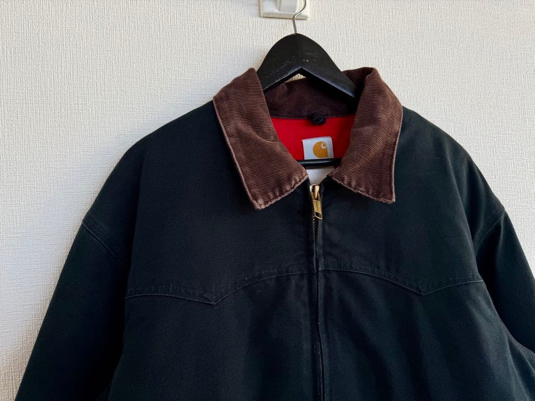 超超スペシャル 90s アメリカ製 カーハート サンタフェジャケット XL 黒