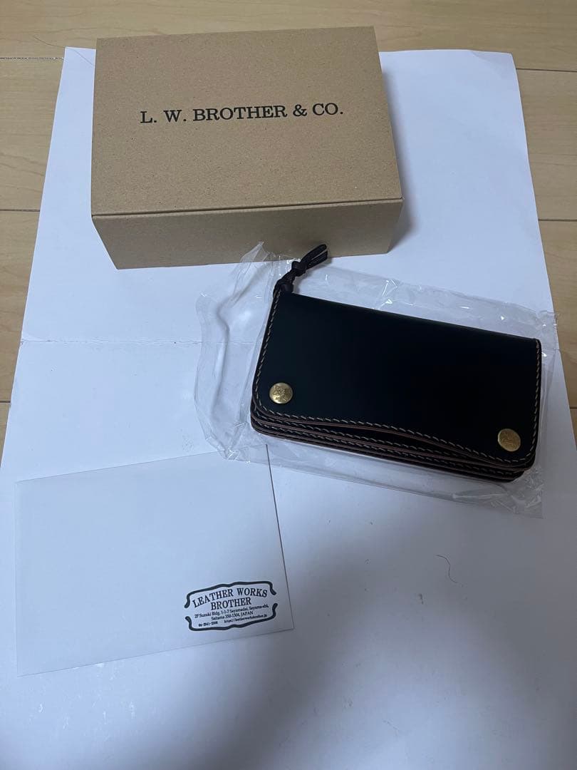 小物 LEATHER WORKS BROTHER TRUCKER WALLET02