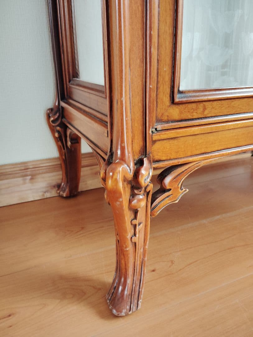 CL Italia ガラス　キャビネット　アール・ヌーヴォー