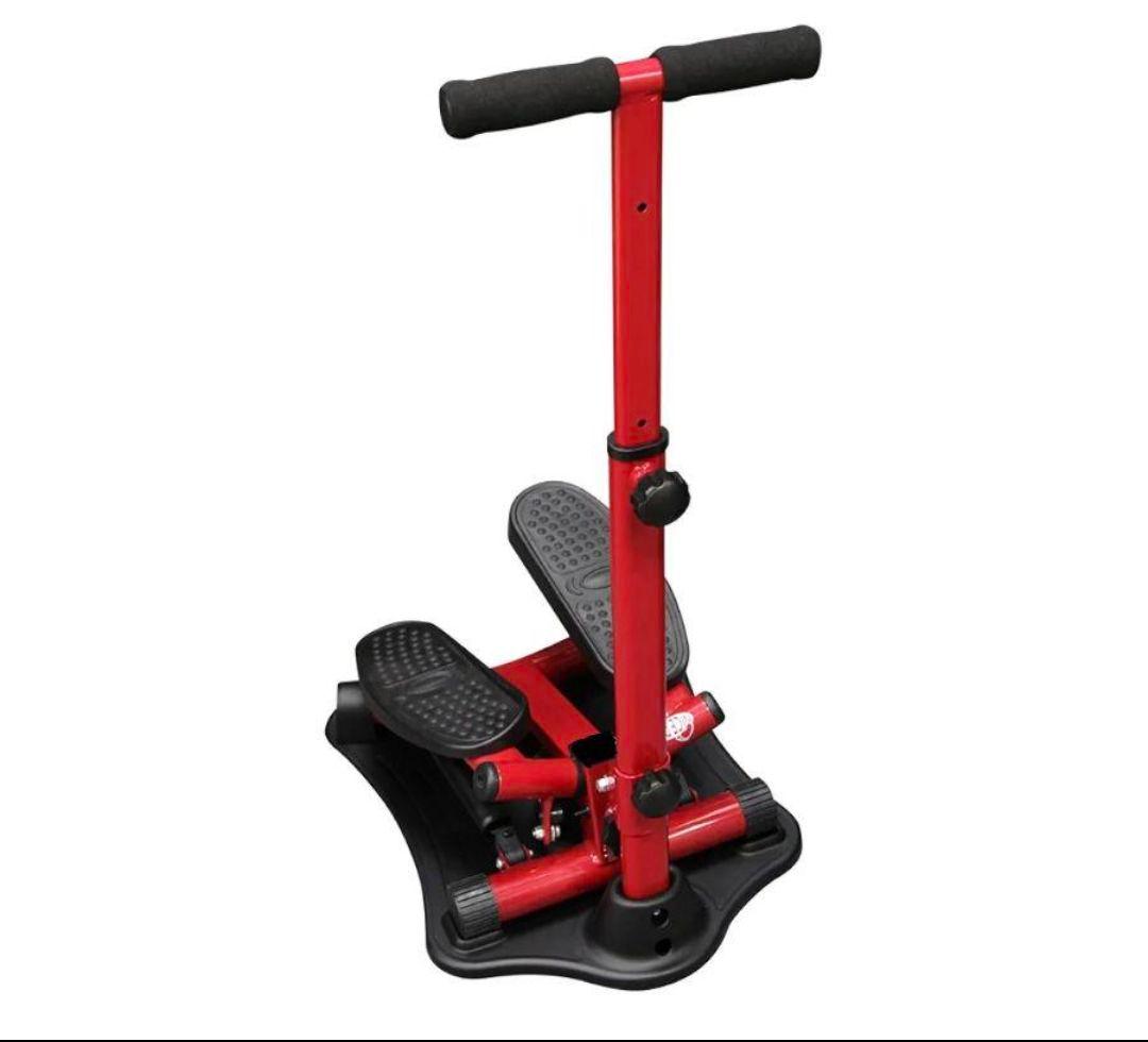 新品・未使用 健康ステッパー ナイスデイ 専用ハンドル付き レッド