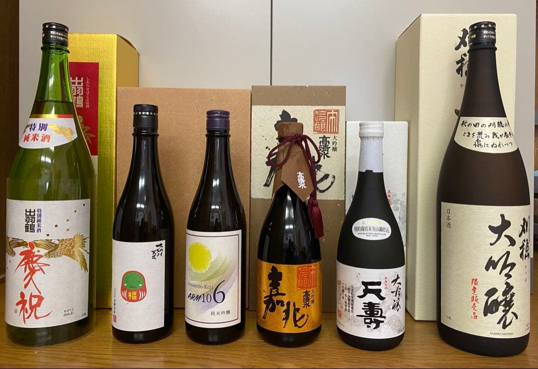 日本酒まとめ売り　未開封6本セット