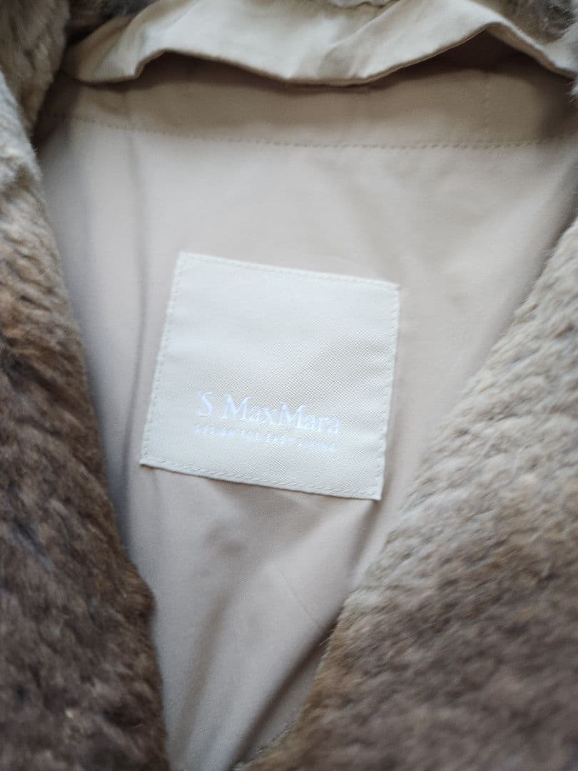 MaxMara 高級ロングコート 美品 フードファー着脱可能 26万