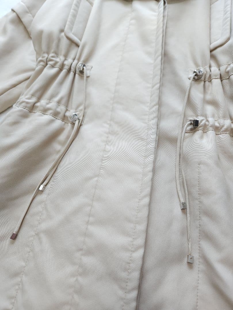 MaxMara 高級ロングコート 美品 フードファー着脱可能 26万