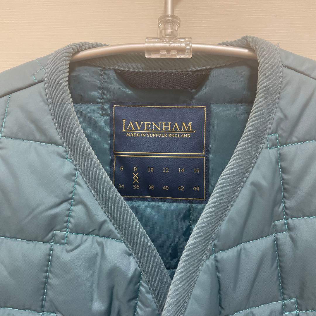 がくゆう☆ラベンハム ダウンベスト 36 美品