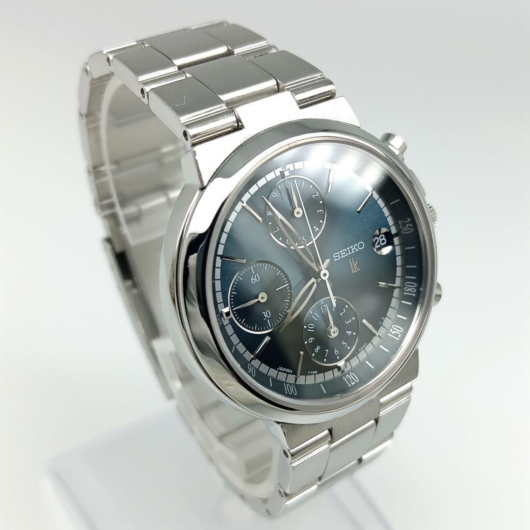 【極美品 クロノグラフ】セイコー　ルキア　レディース腕時計　aB9K-1