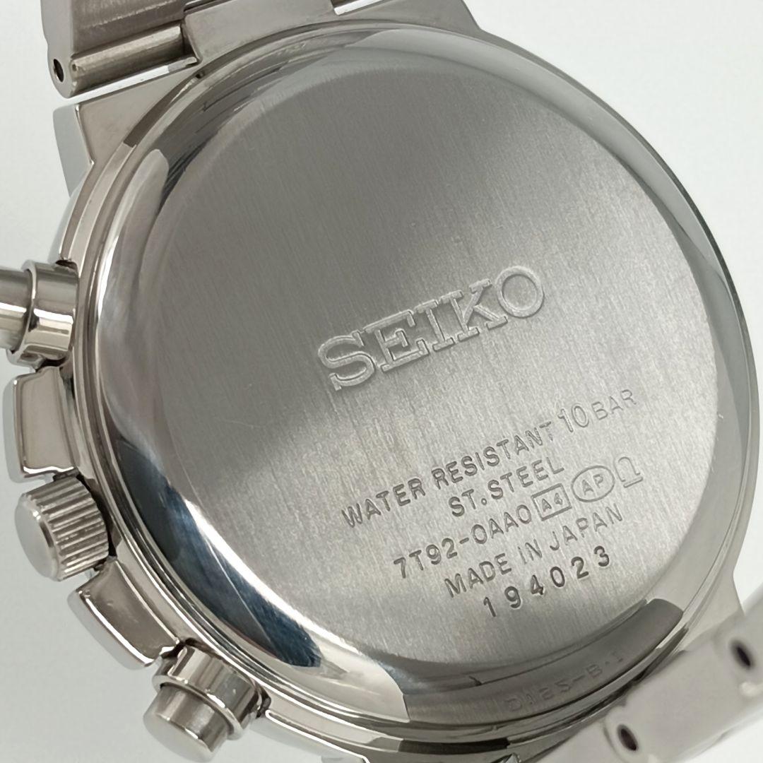 【極美品 クロノグラフ】セイコー　ルキア　レディース腕時計　aB9K-1