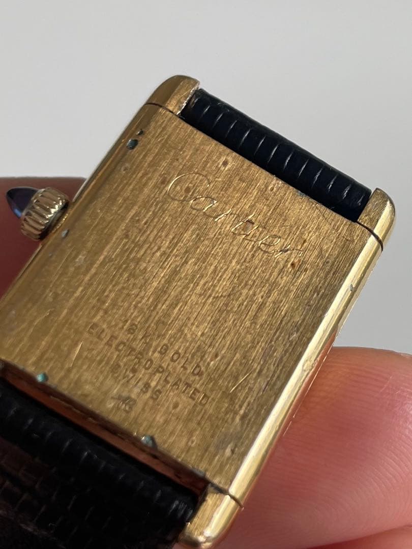 カルティエ　プレマストタンク sm ２枚目に修理証明書追加しました