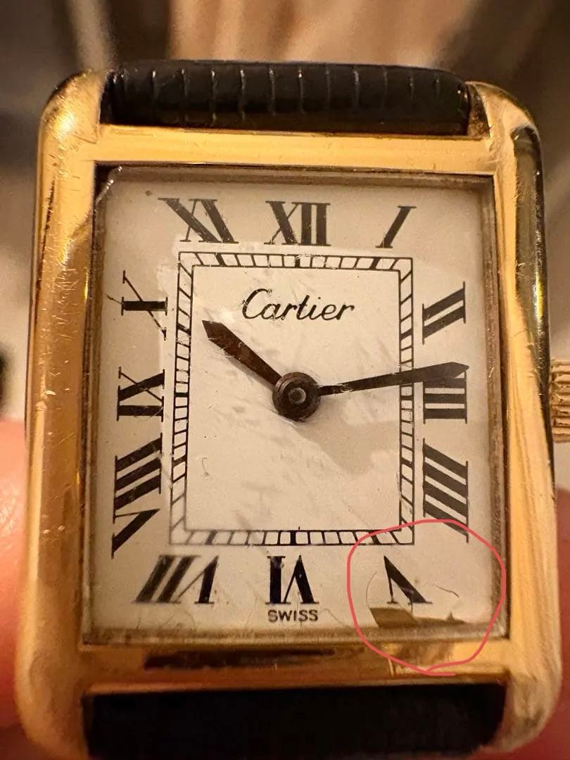 カルティエ　プレマストタンク sm ２枚目に修理証明書追加しました