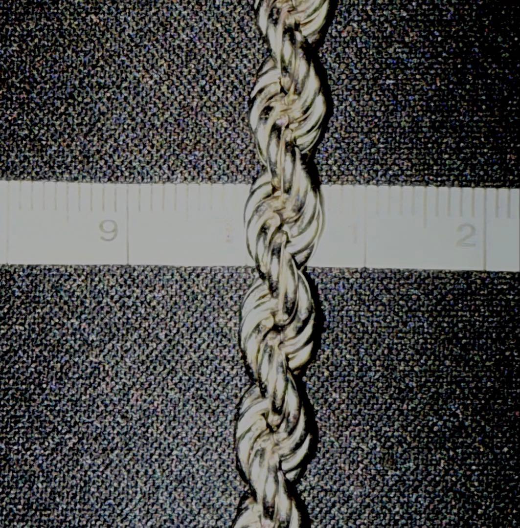 UNOAERRE ウノアエレ シルバー925 ツイストロープブレスレット