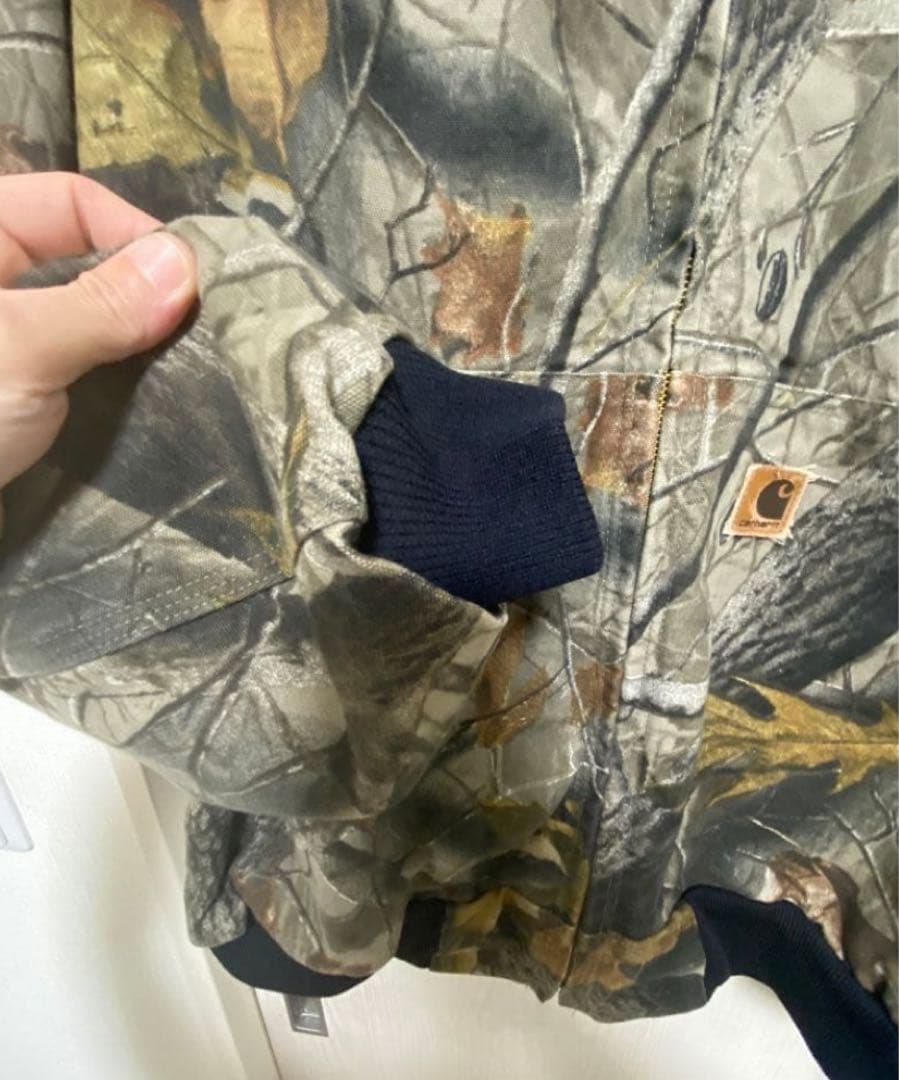 【超希少】【美品】carhartt カーハート　アクティブパーカー　リアルツリー