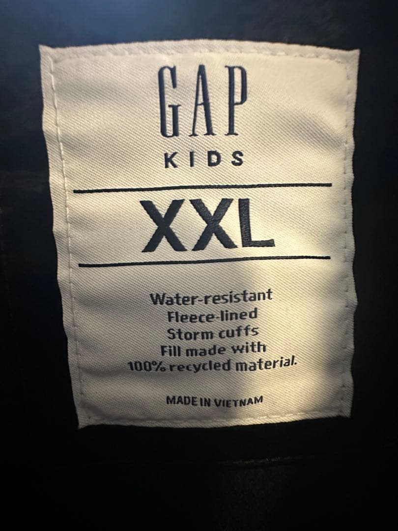 GAP ギャップ　パファージャケット　テカテカ　ダウン