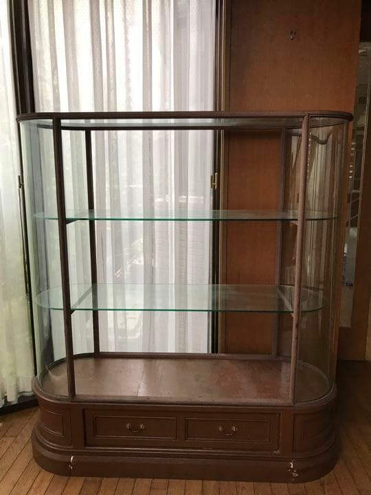 ヴィンテージ　フランス　ショーケース　飾り棚