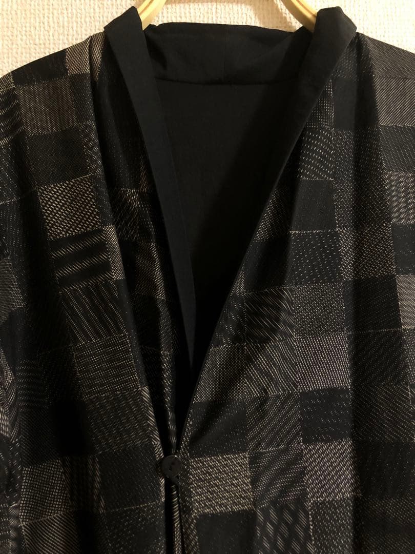 訳有り　ヨーガンレール　マキシコート　コットンシルク　黒