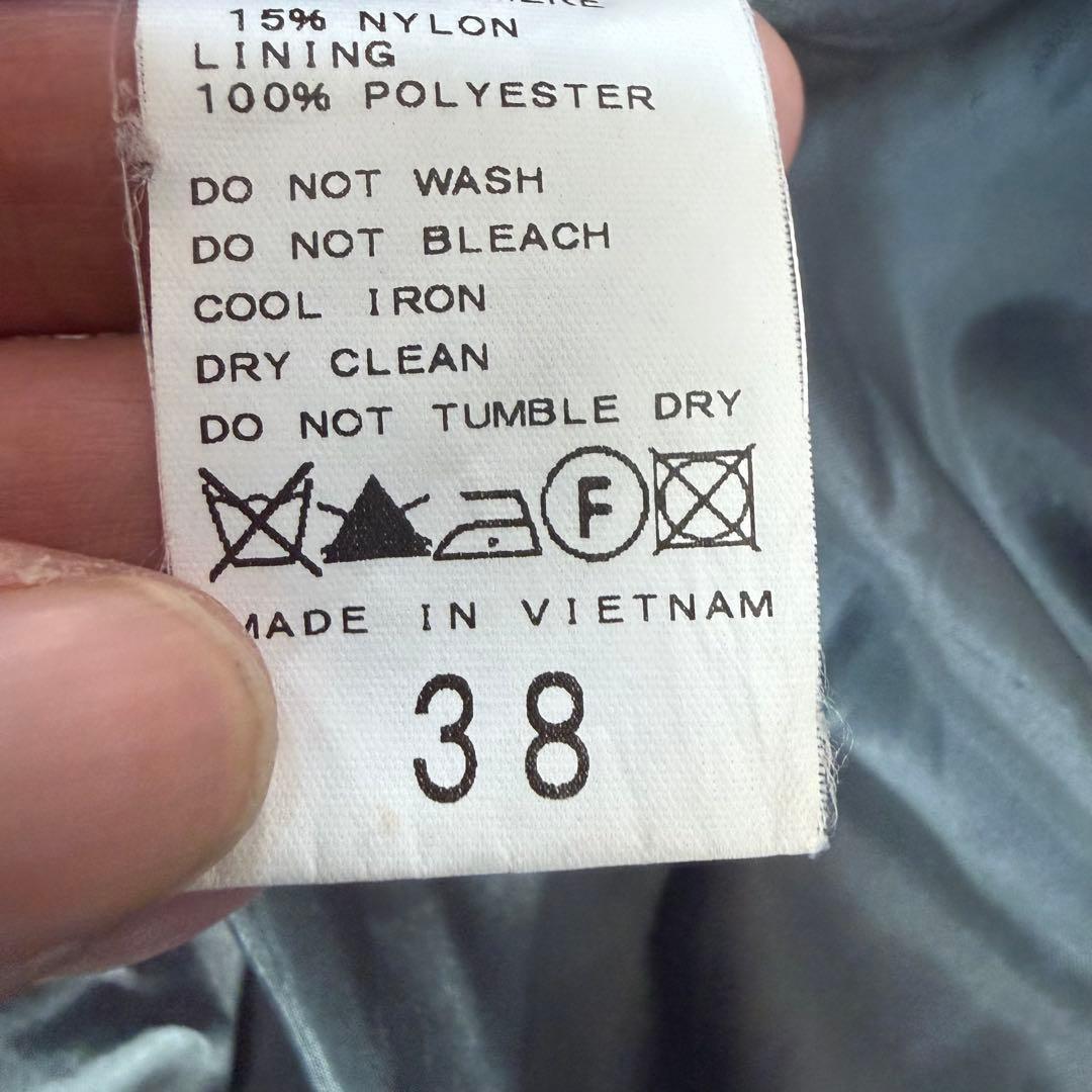 Nobleノーブル　カシミヤ混　軽量ボリュームコート　グレー　38