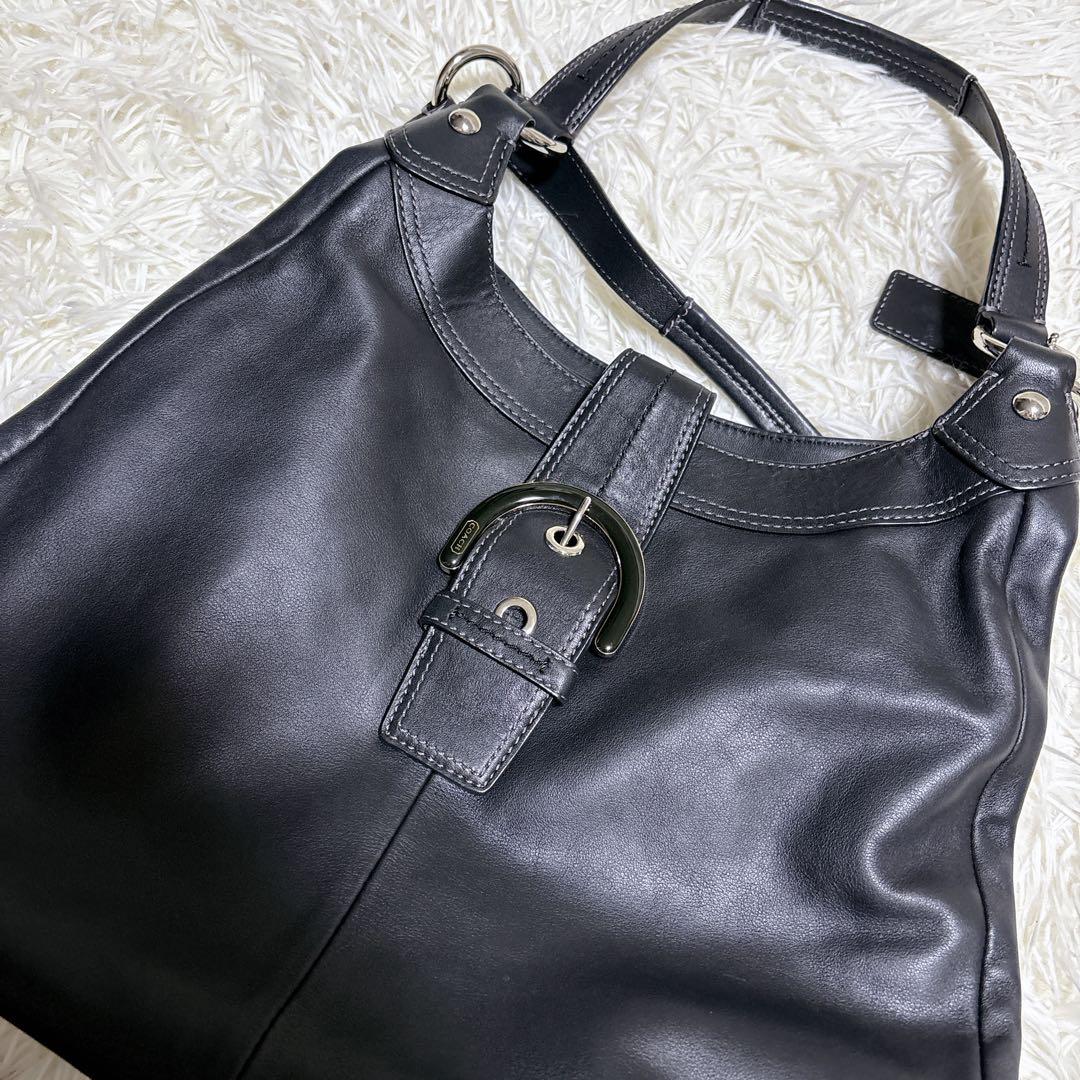 極美品✨COACH SOHO SHOULDER BAG BLACK
