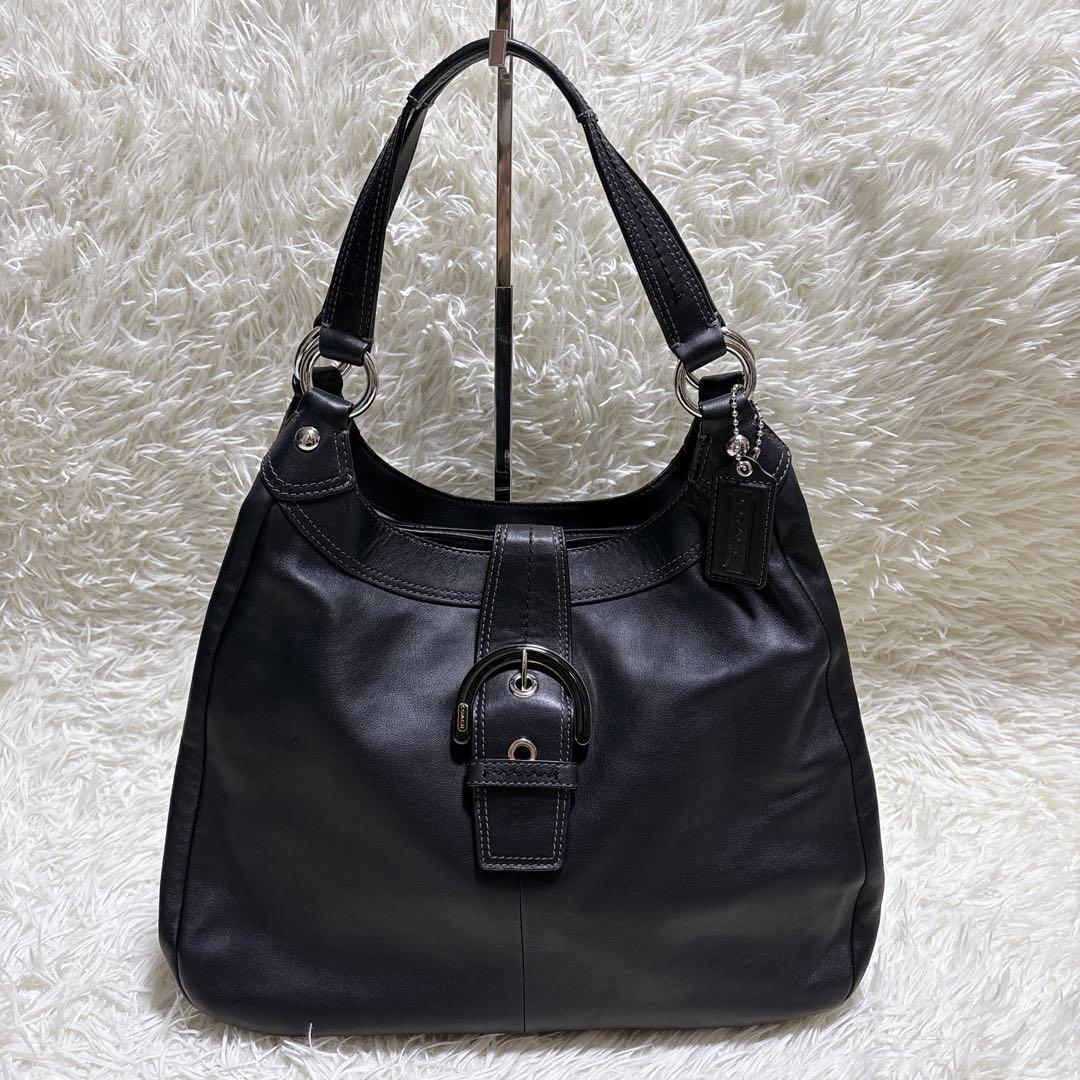 極美品✨COACH SOHO SHOULDER BAG BLACK