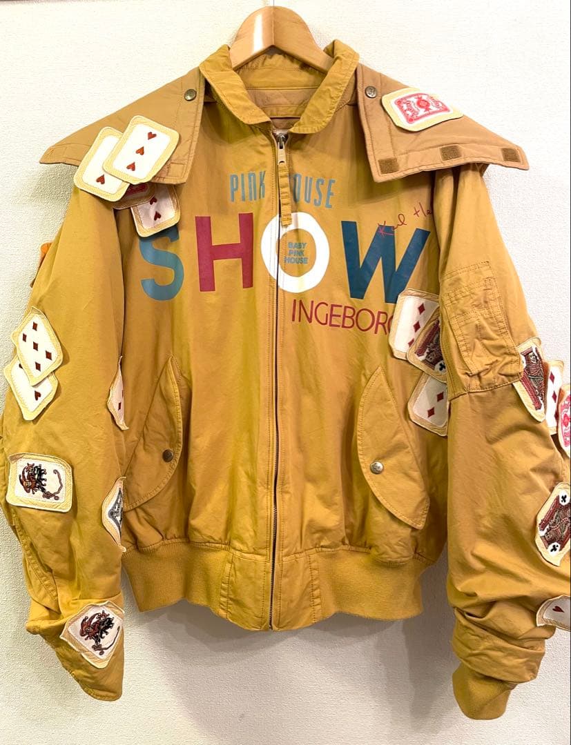 だ*ぎ様 カールヘルム　トランプ　SHOWジャンパー　キイロ　Lサイズ　ブルゾン