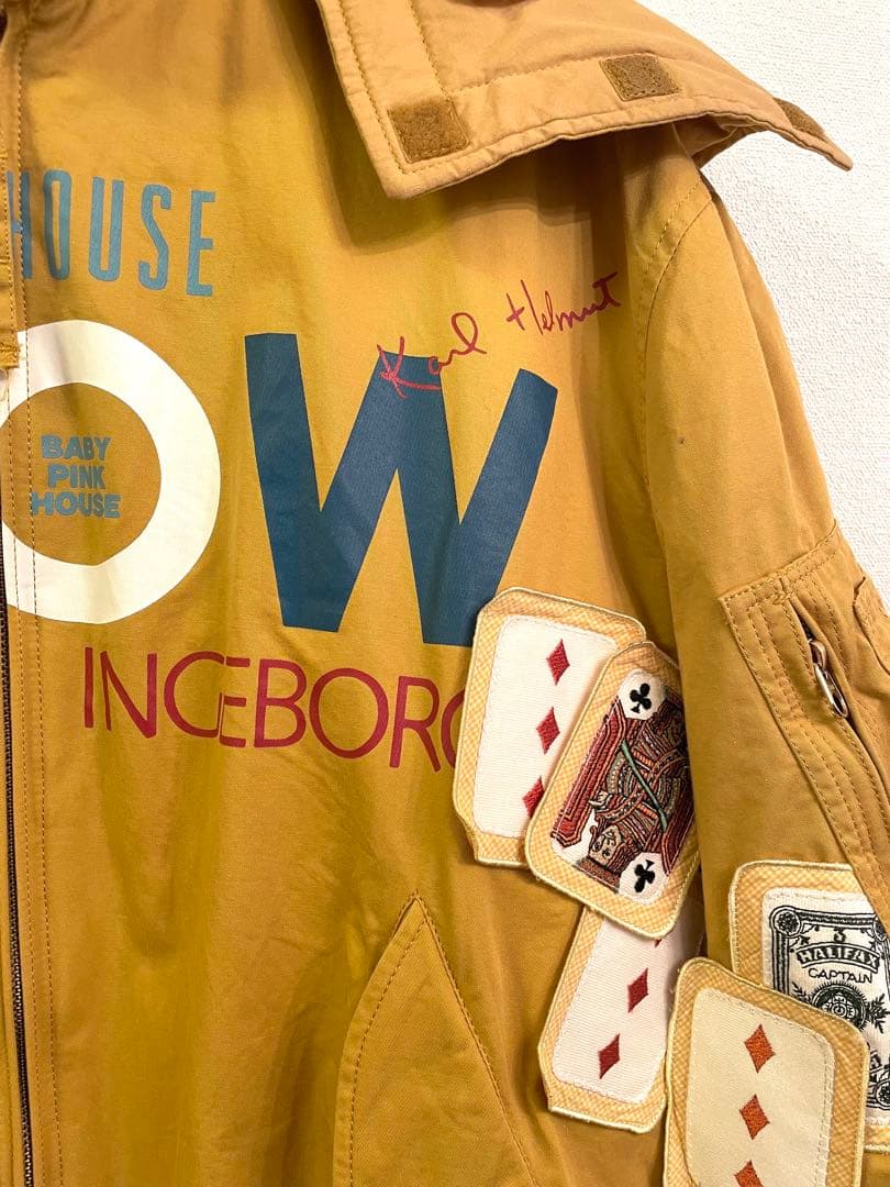 だ*ぎ様 カールヘルム　トランプ　SHOWジャンパー　キイロ　Lサイズ　ブルゾン