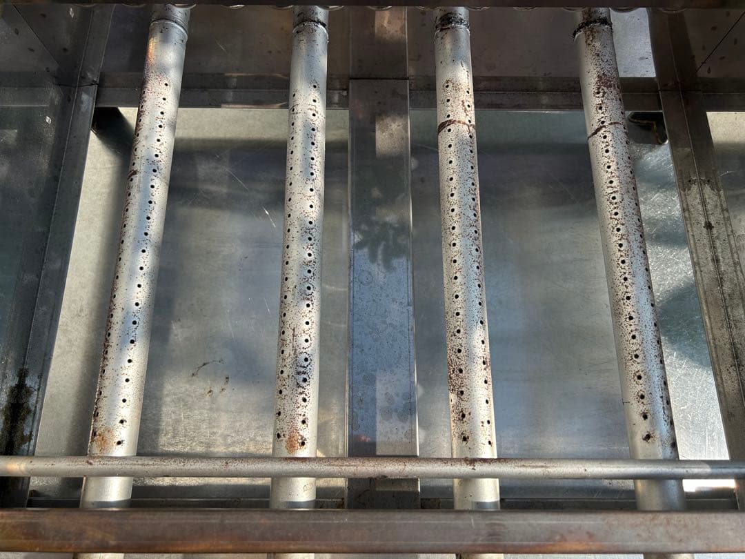 業務用　中古　卓上プロパンどて焼　鉄板焼　餃子焼き機