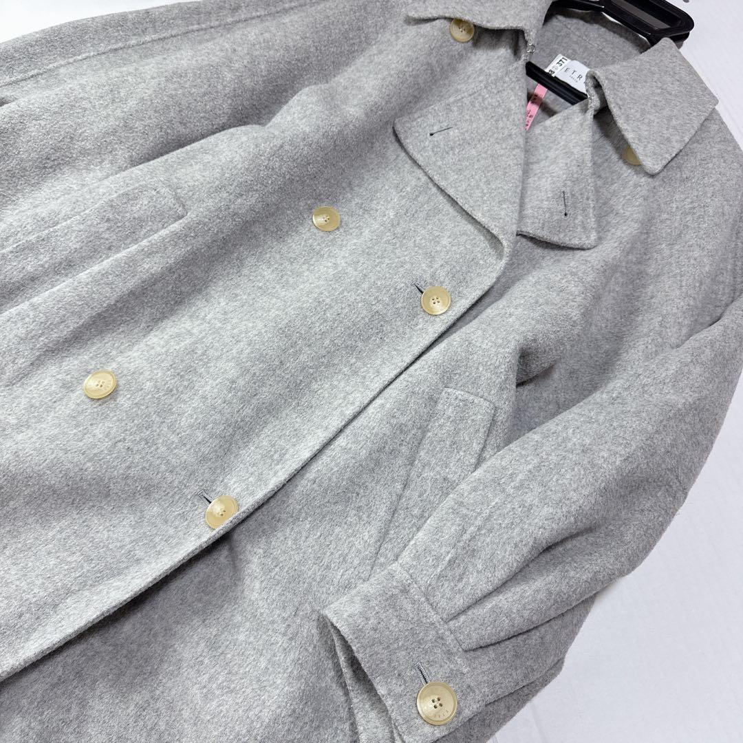 ETRE TOKYO エトレトウキョウ　リバートレンチコート M グレー　ベルト