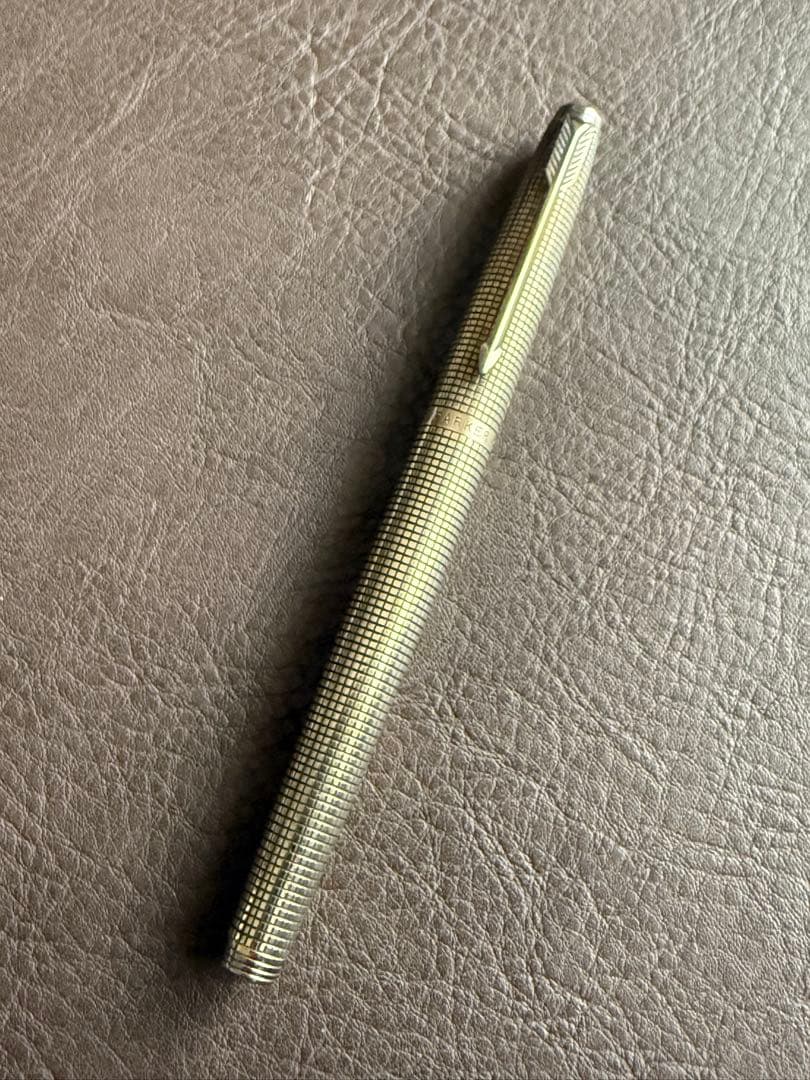 Parker パーカー スターリングシルバー F ペン先14K 万年筆