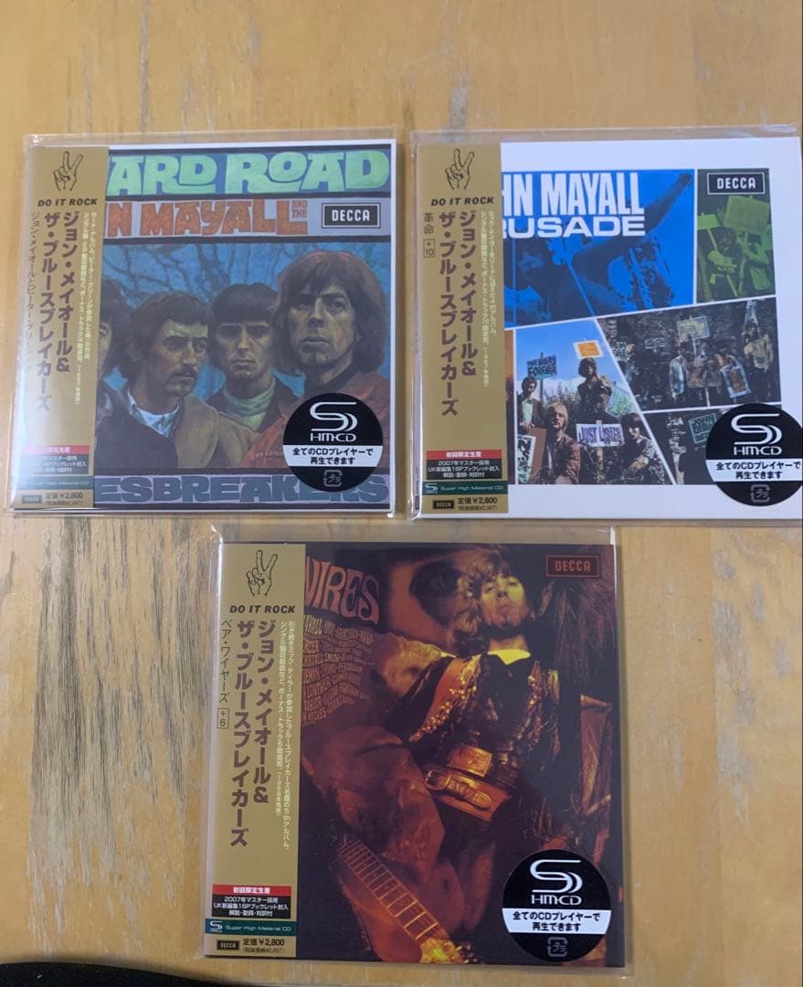 ジョン・メイオール＆ザ•ブルースブレイカーズ 紙ジャケット5タイトルセット 美品