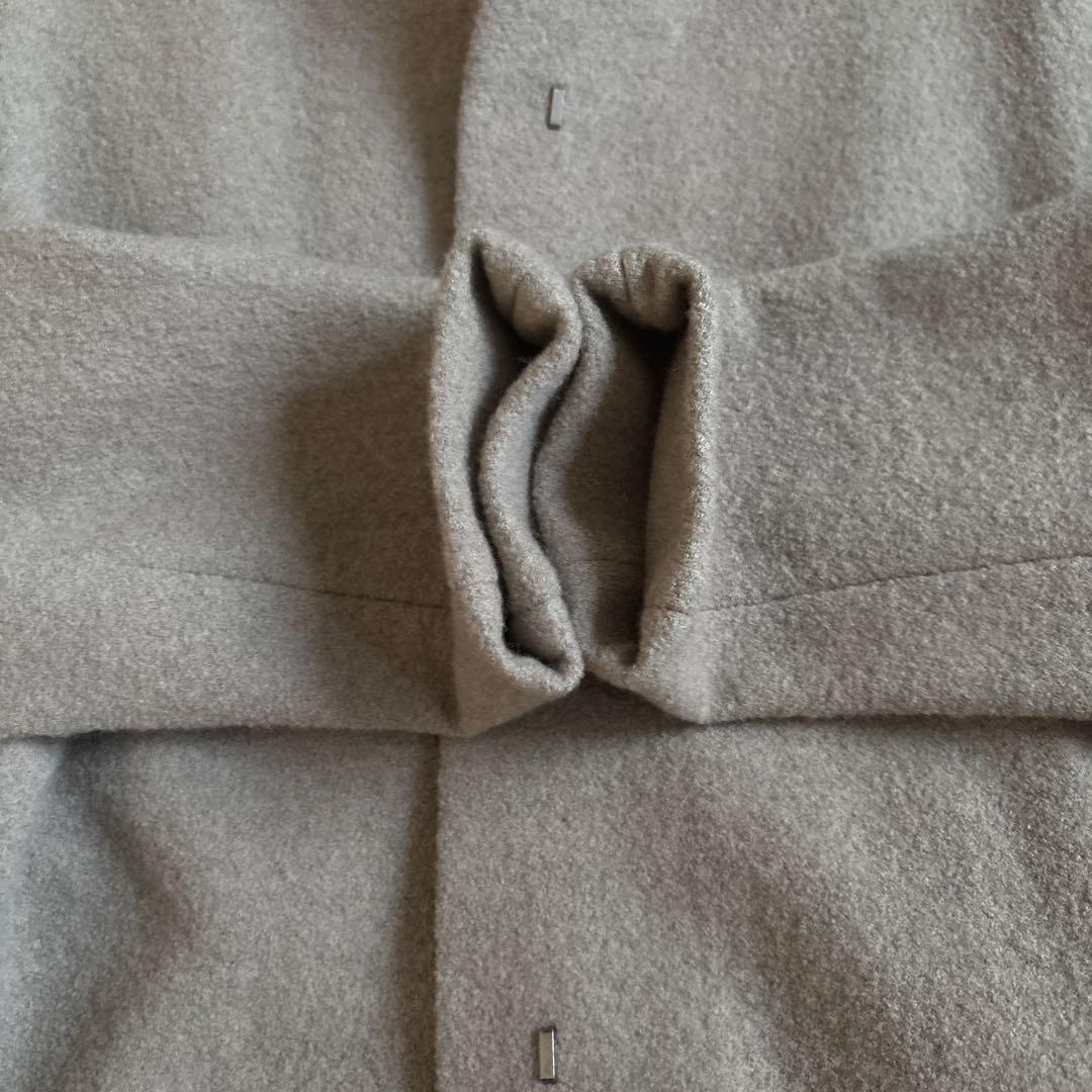 evam eva プレスウール　ロングコート　モカ　サイズ1 エヴァムエヴァ