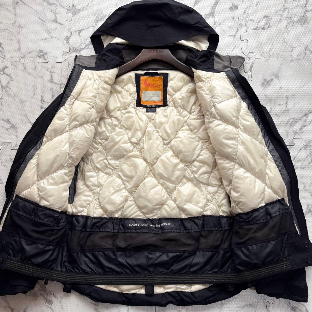 スノーボード BURTON AK457 GORE-TEX DOWN JACKET BLACK