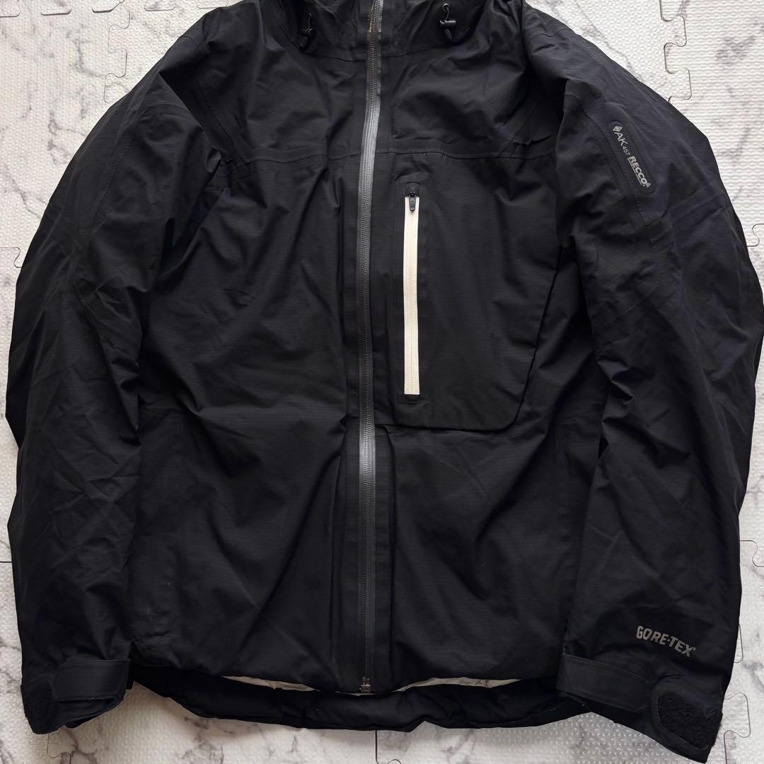 スノーボード BURTON AK457 GORE-TEX DOWN JACKET BLACK