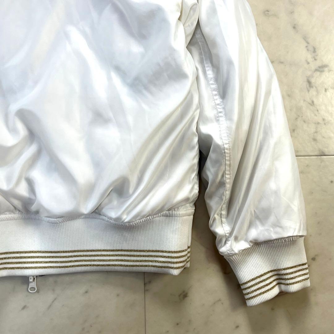 極美品♪キャロウェイ　2way リバーシブル　MA-1 花柄ダウンジャケット　L