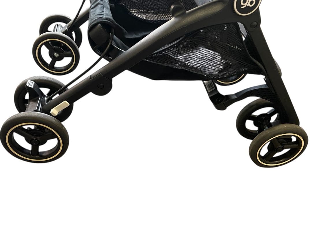 gb POCKIT JP 折りたたみ ベビーカー サテンブラック