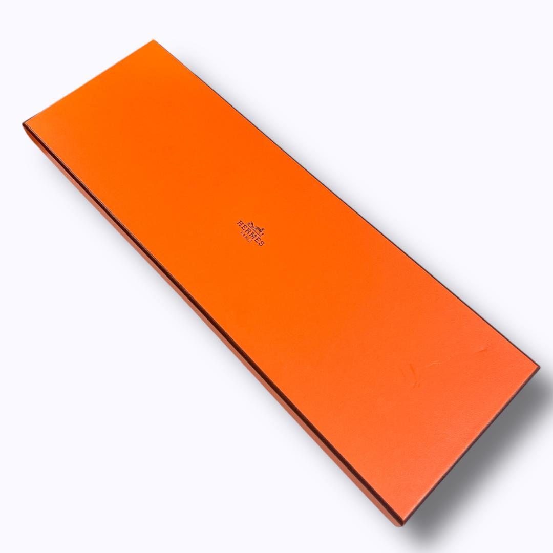 新品　エルメス ネクタイ ファソネ　光沢 H柄 シルク 箱付 ビジネス