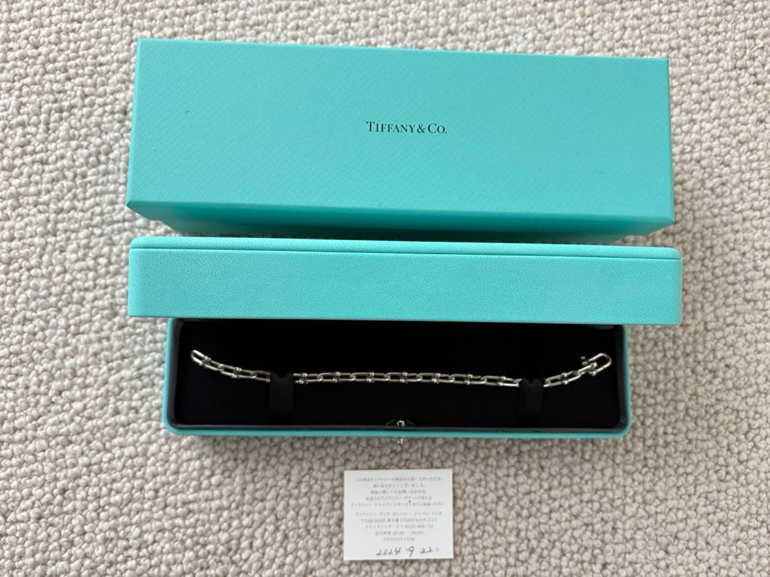 最終値下げ　ティファニー　ハードウェア　スモール リンク ブレスレット