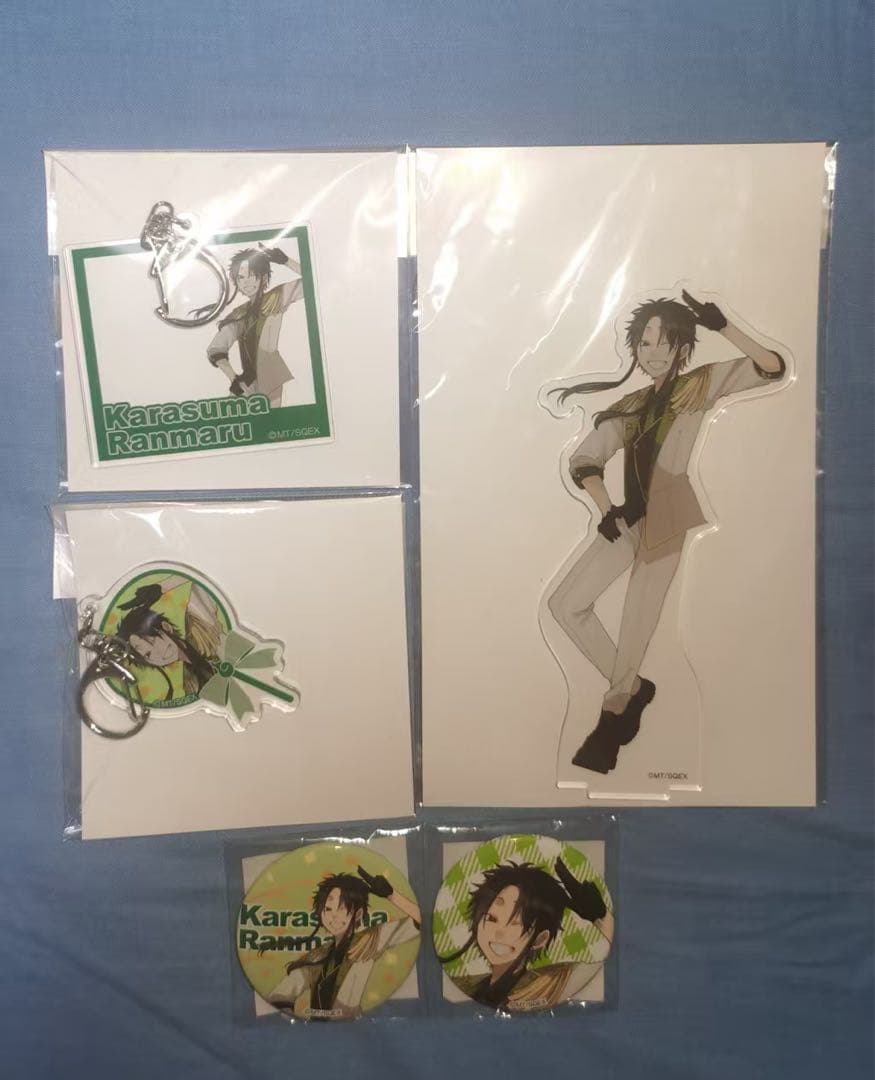 妖怪学校の先生はじめました！くじメイト アクスタ 缶バッジ 烏丸蘭丸 隊長