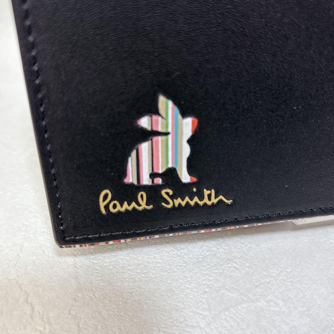 未使用級✨箱付 Paul Smith マーケットラビット 長財布 黒