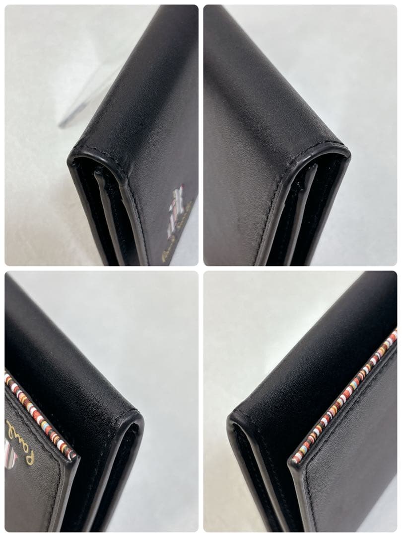 未使用級✨箱付 Paul Smith マーケットラビット 長財布 黒