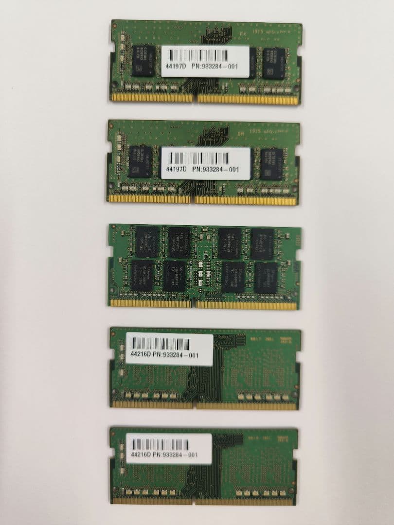 8GB SO-DIMM DDR4 5枚セット